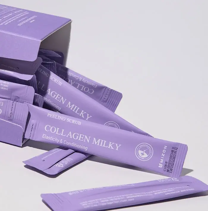 Thumbnail: [Mizon] Collagen Milky Peeling Scrub