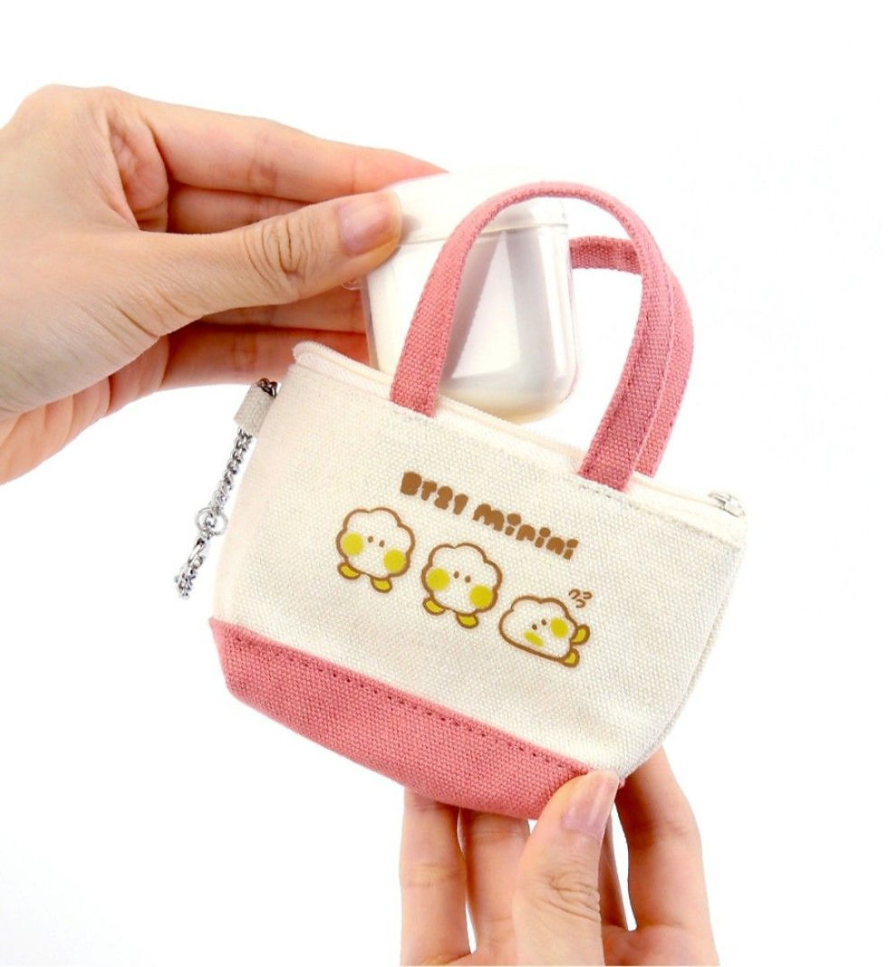 Thumbnail: BT21 CANVAS MINI POUCH KEYCHAIN