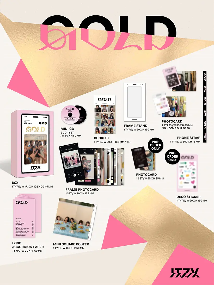 Thumbnail: ITZY - GOLD (PHONE BOX VER.)
