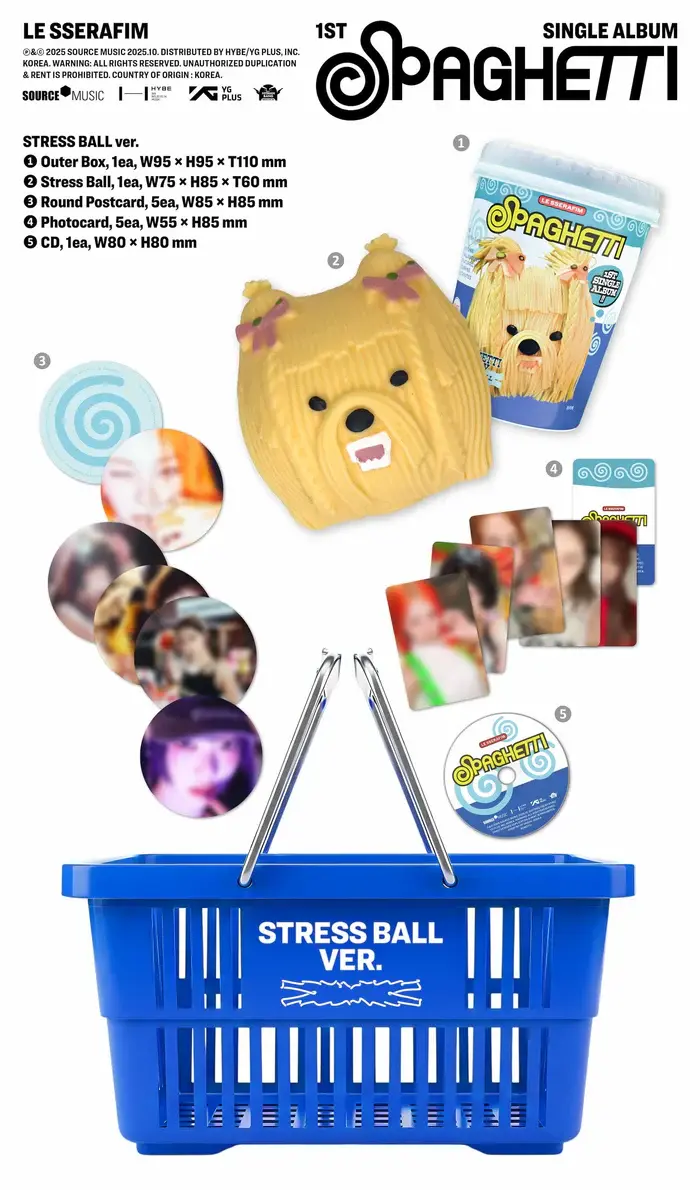Thumbnail: LE SSERAFIM - SPAGHETTI (STRESS BALL VER.)
