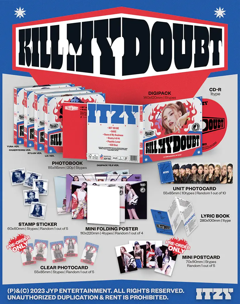 Thumbnail: ITZY - KILL MY DOUBT (DIGIPACK VER.)