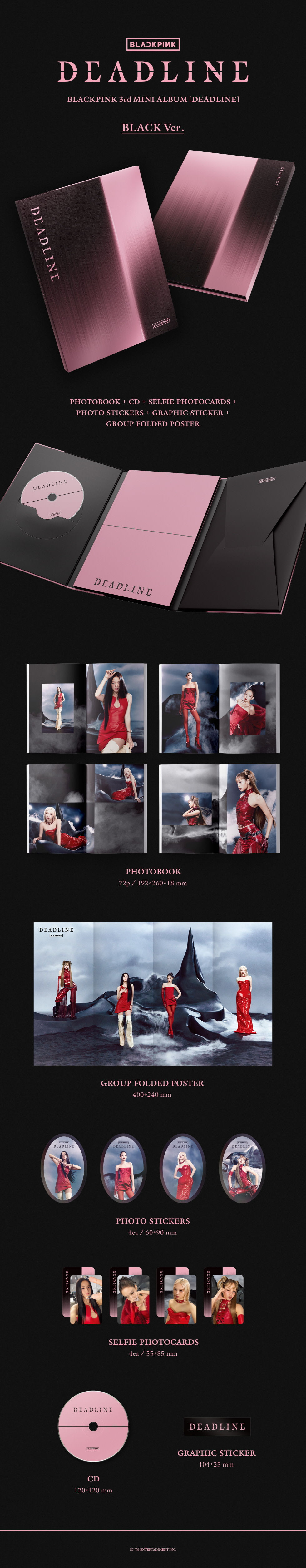 Thumbnail: BLACKPINK - DEADLINE (BLACK/PINK VERSIONS)