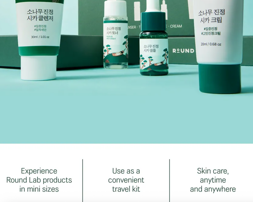 Thumbnail: [Round Lab] Pine Calming Cica Travel  Kit