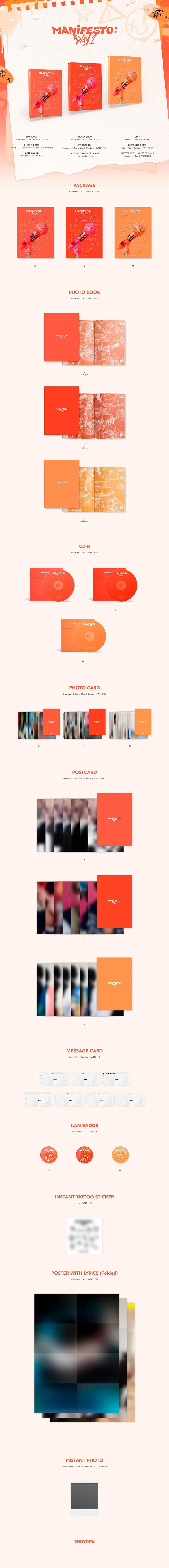 Thumbnail: ENHYPEN - MANIFESTO: DAY 1