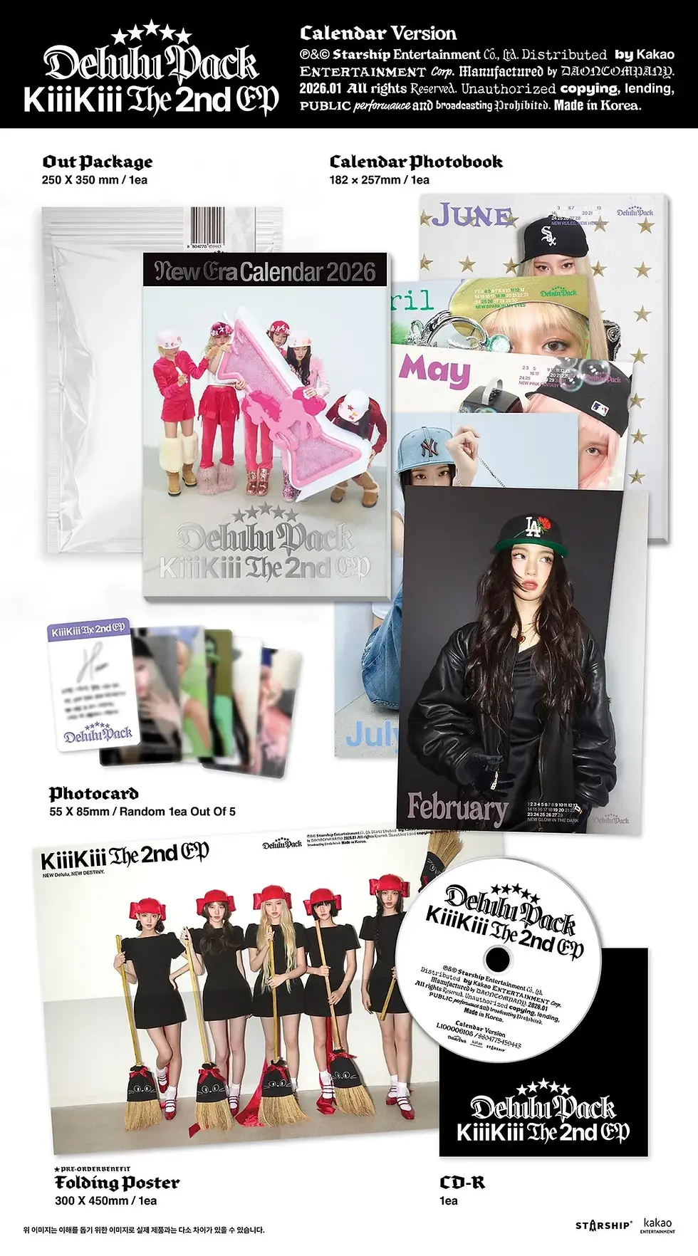 Thumbnail: KIIKII - DELULU PACK (CALENDAR VER.)