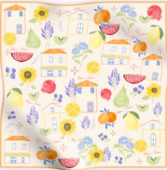 BOTANI BLOOM FRUITE SCARF