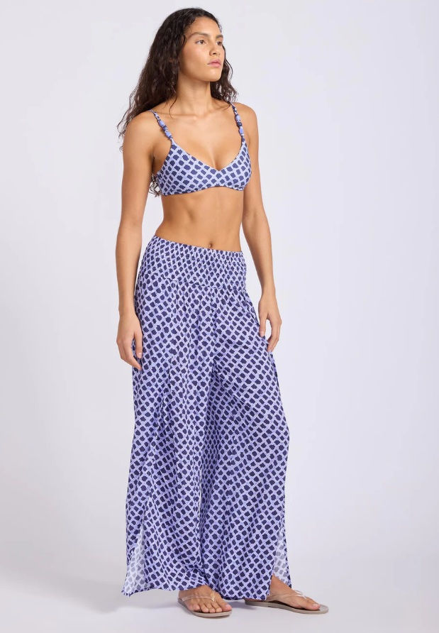 Thumbnail: SEAFOLLY MARSEILLE SHIRRED WAIST WRAP PANT