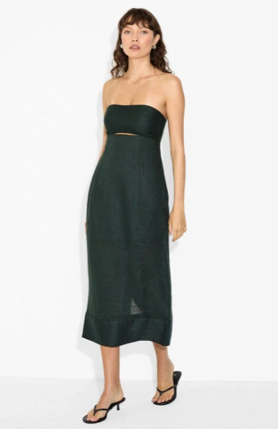 Thumbnail: UMA AND LEOPOLD BRIANA MIDI DRESS