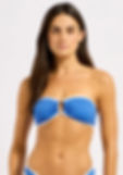 Thumbnail: SEAFOLLY BEACH BOUND RING FRONT BANDEAU BIKINI TOP