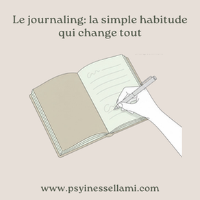 Le journaling : l’habitude simple qui change tout