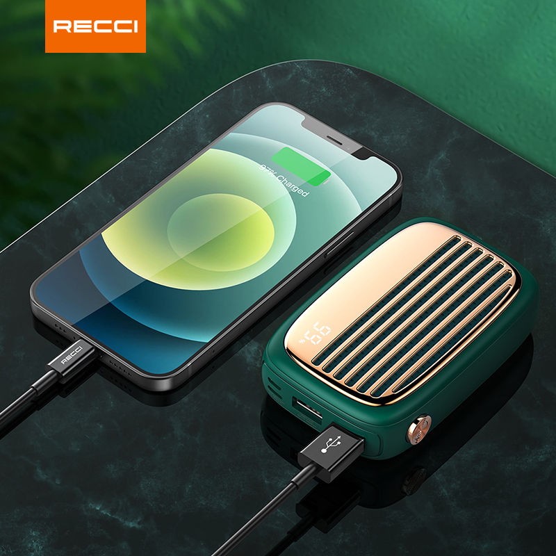 Thumbnail: RECCI RPB-N05 10000 mah power bank Green