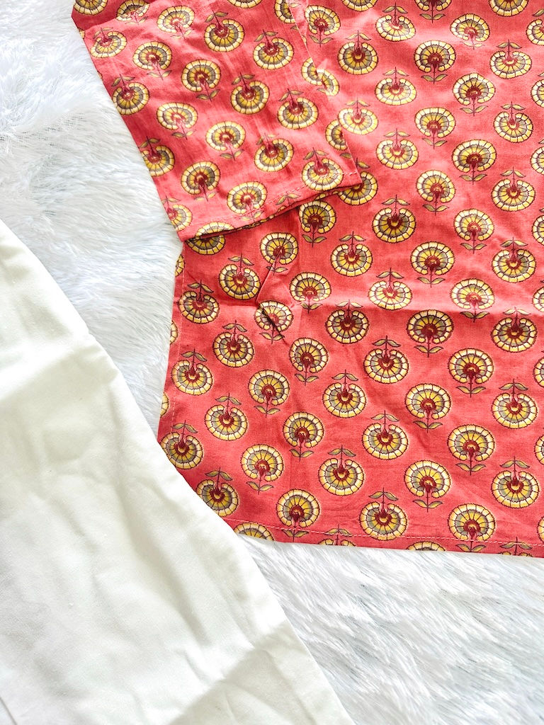 Thumbnail: SPRING FLORAL KURTA SET