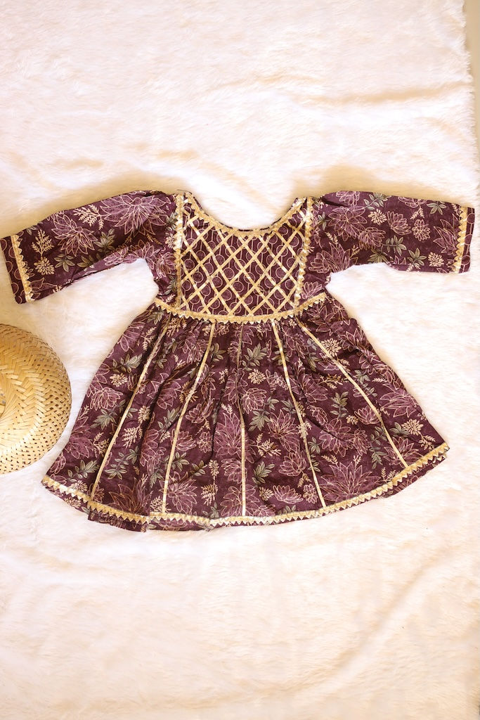 Thumbnail: TRADITIONAL FLORAL KURTI SHARARA SET