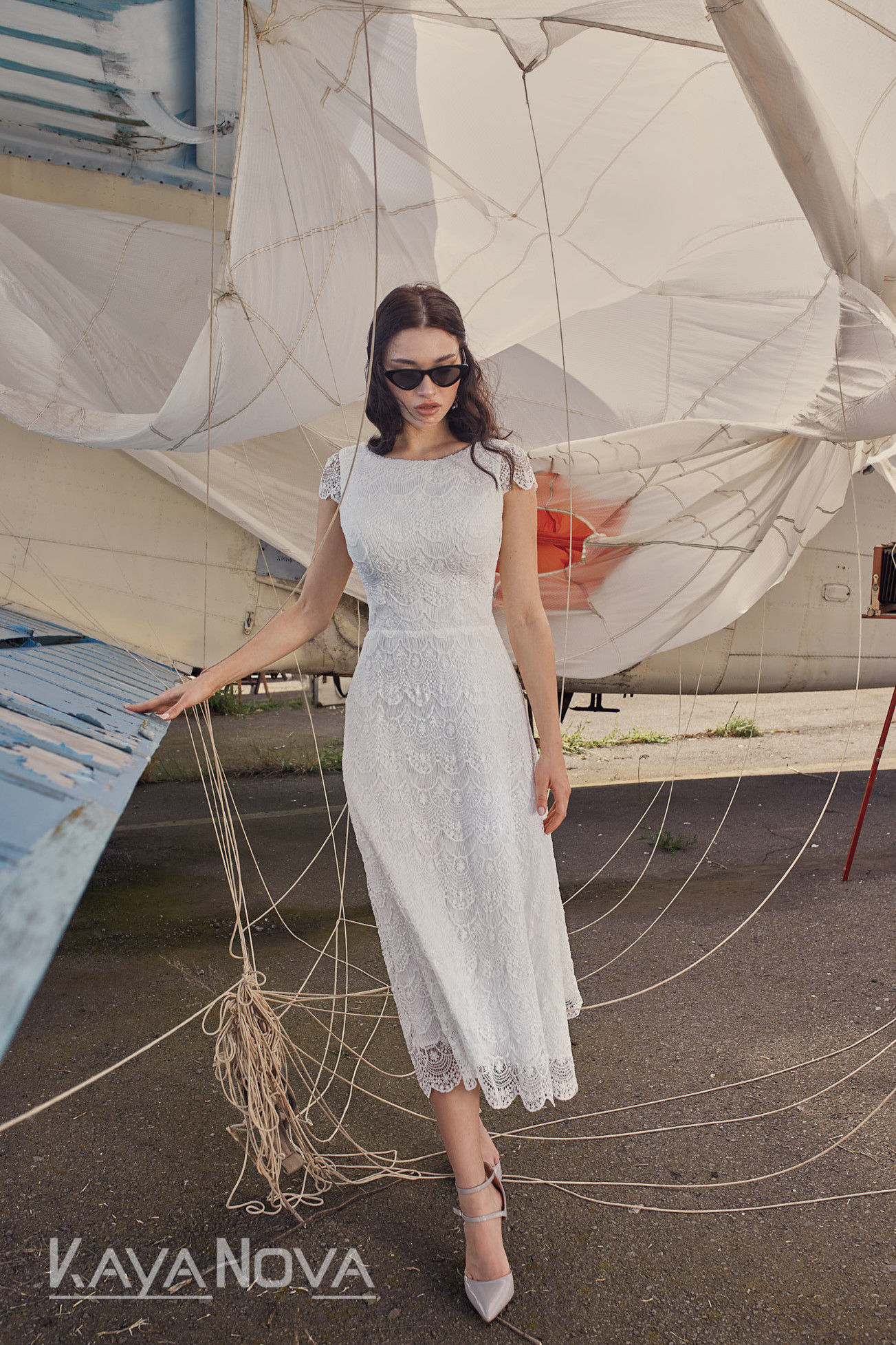 Brautkleid Bohemian Style / Boho/ Vintage, Midi 2