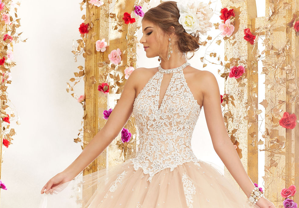 Miniaturbild: Spanische Brautkleider Tüll Ballkleider Sissi nude ivory