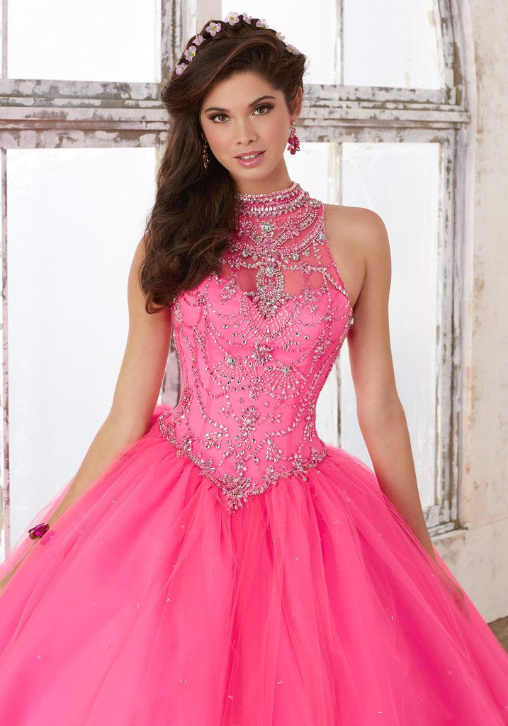 Miniaturbild: türkische abendkleider brautkleider ballkleider tüll pink