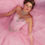 Miniaturbild: Farbige Brautkleider prinzessin tüll ballkleider Cinderella rosa