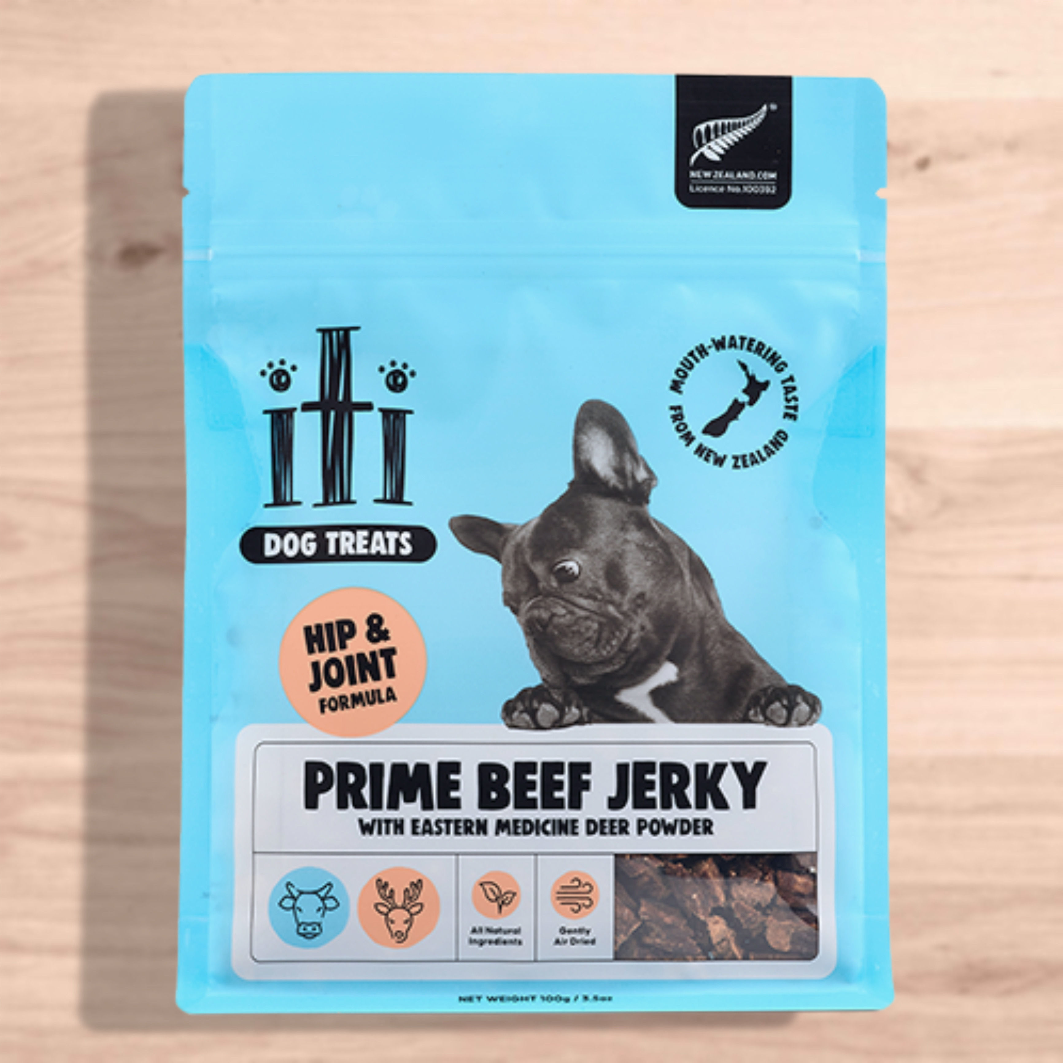iti  イティドッグトリーツ ビーフジャーキー 股関節ケア 100g