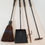 Thumbnail: Fireplace Tool Set, Forged Iron 5 Piece with Square Handles