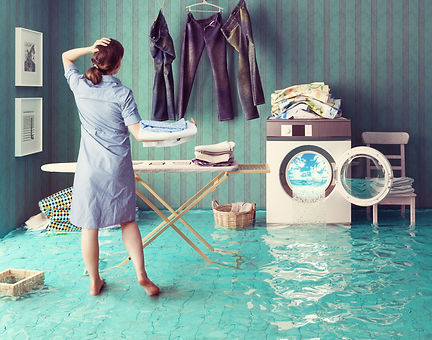 Picture of Washing Machine Leaking Water