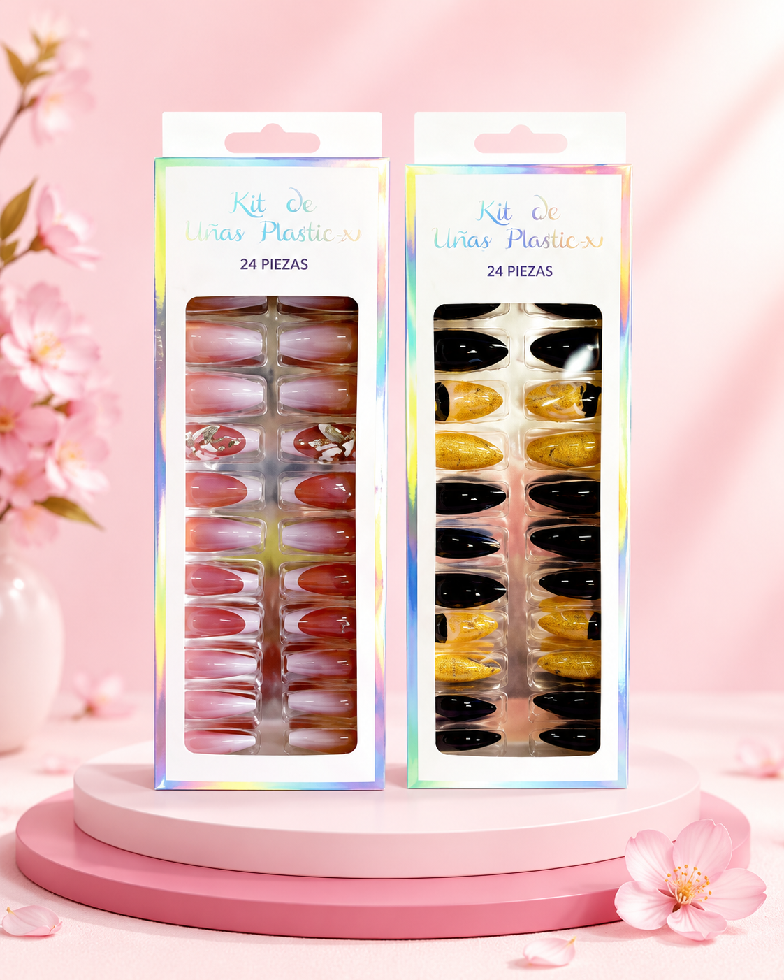 KIT DE UÑAS POSTIZAS