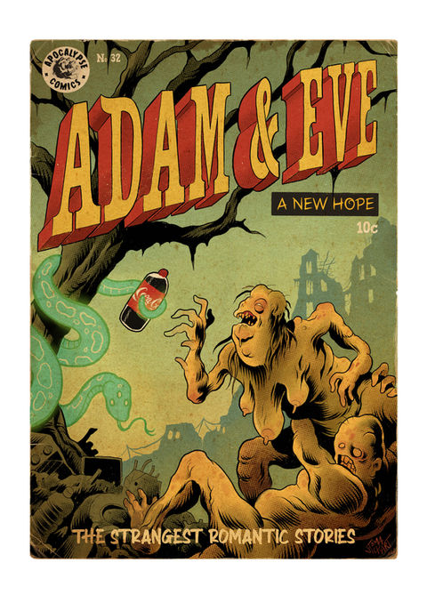 Creepy Bible Comics by Tôma Sickart 
Adam & Eve - A New Hope