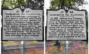 Charleston Tea Plantation sign