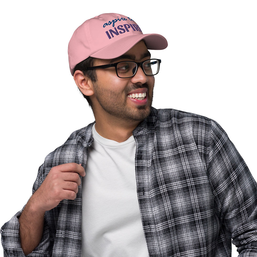 Thumbnail: Aspire to Inspire Embroidered Dad Hat