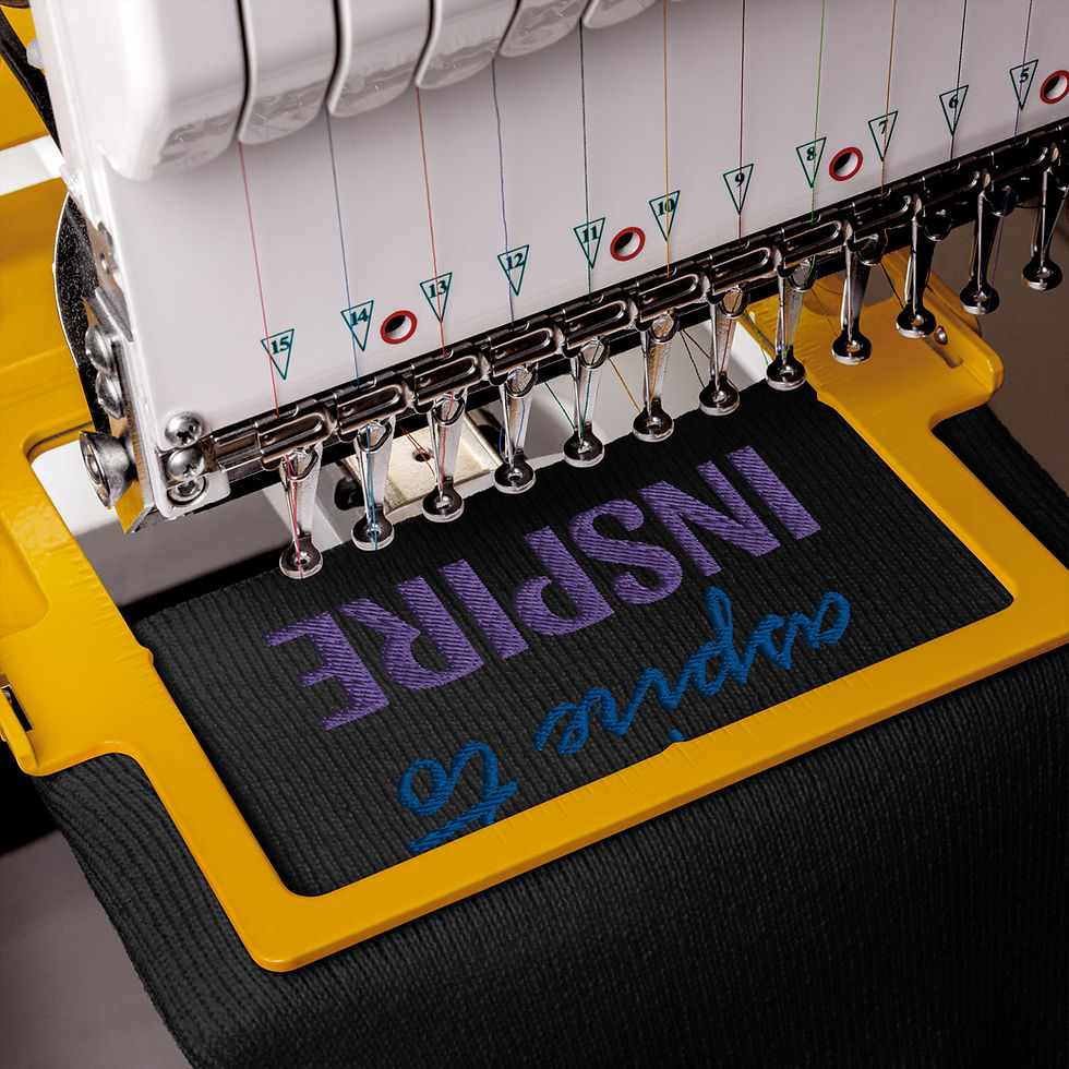 Thumbnail: Aspire to Inspire embroidered cuffed beanie