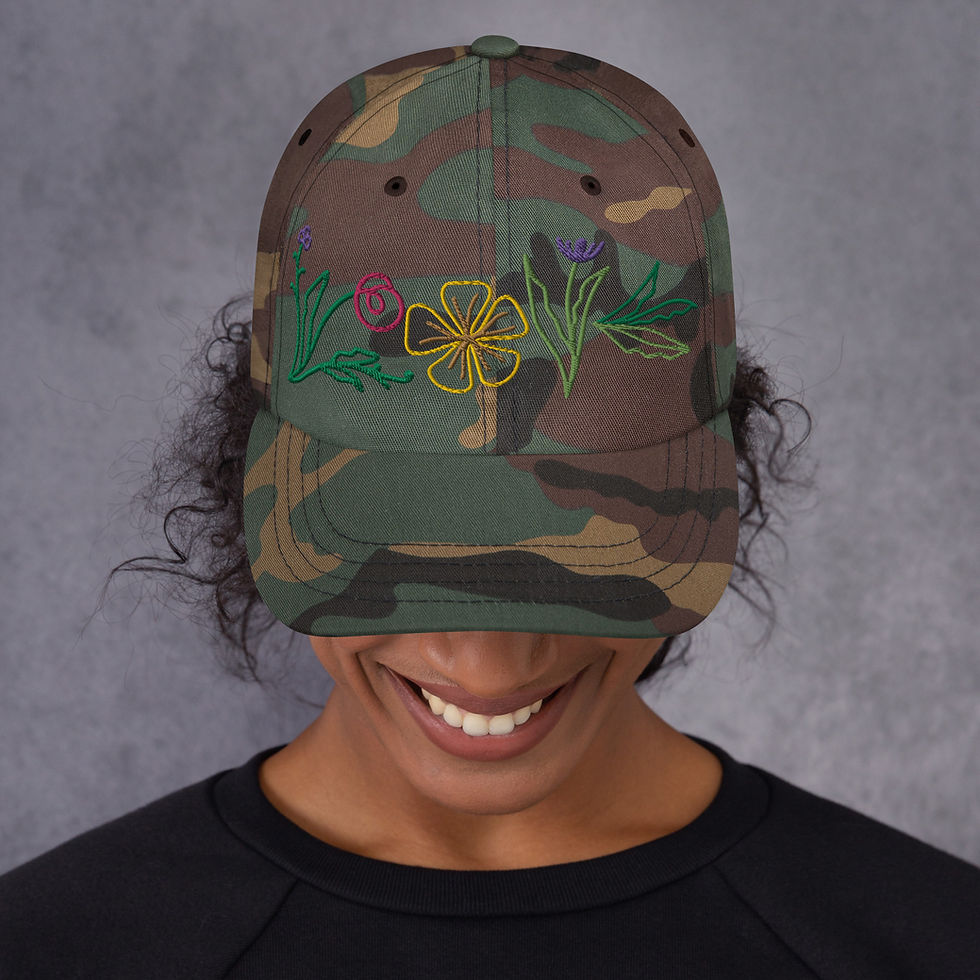 Thumbnail: "For the LOVE of Floral" embroidered Dad hat