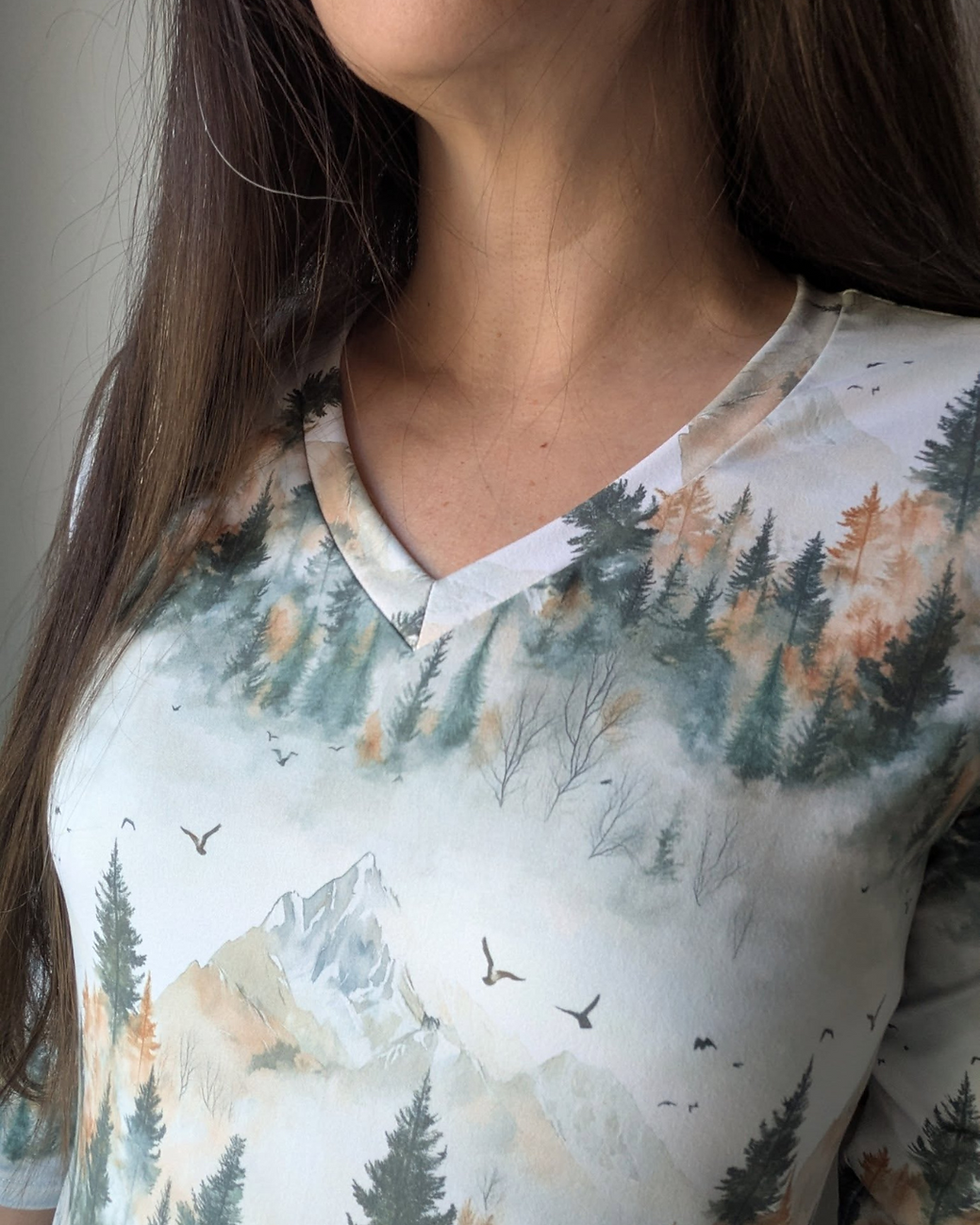 Thumbnail: REMNANT: 42IN BAMBOO LYCRA - NORTHERN FOREST