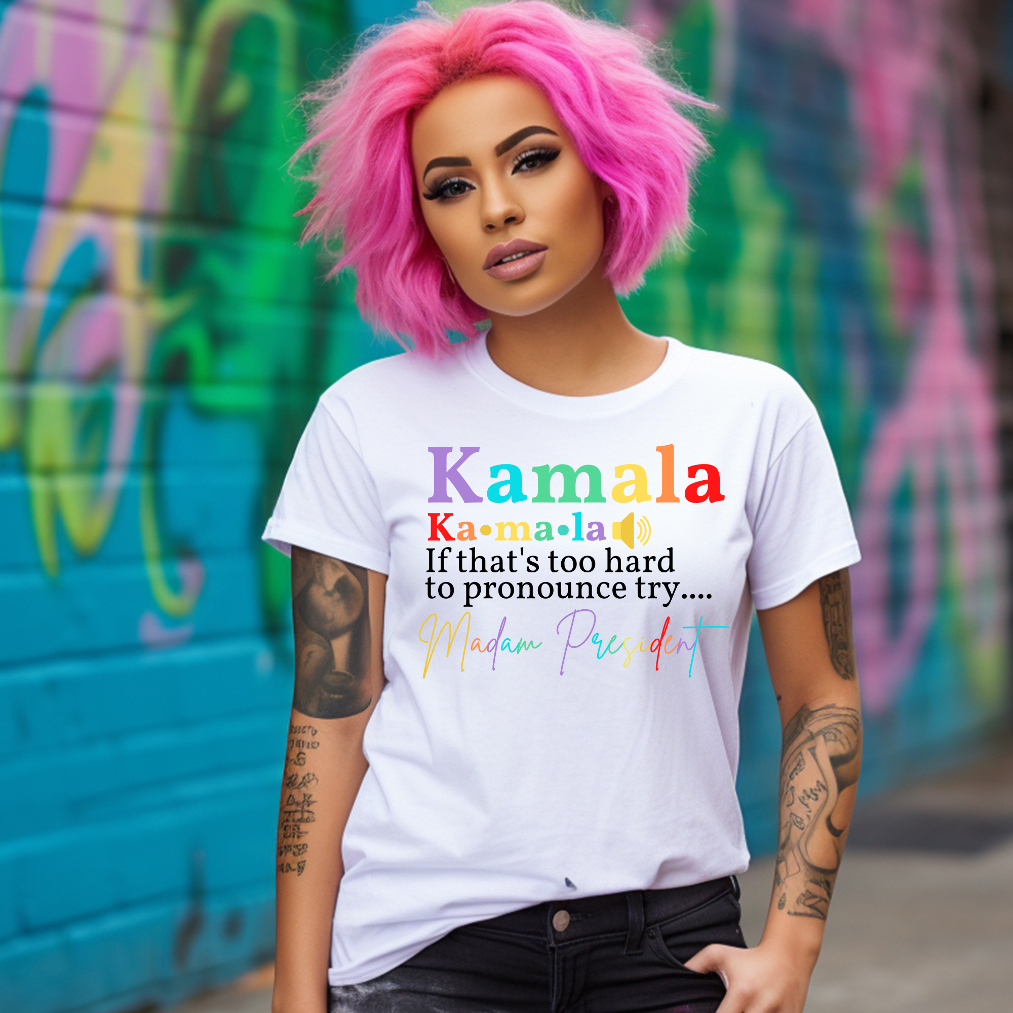 Kamala if that's to hard to Pronounce Women's T-shirt