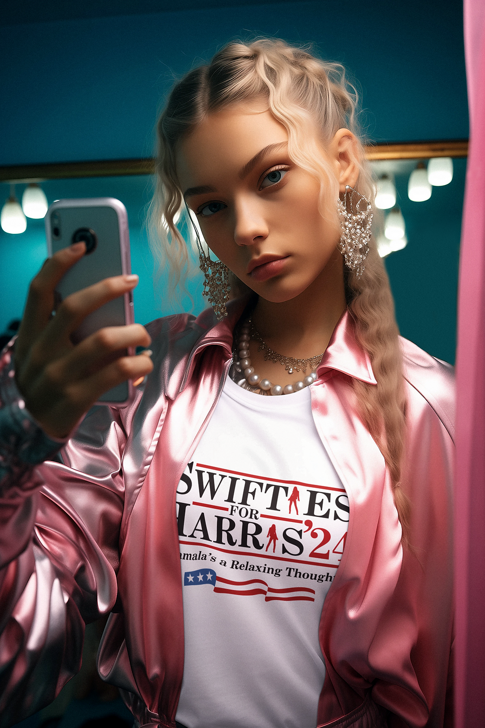 Thumbnail: SWIFTIES FOR HARRIS Women's T-shirt