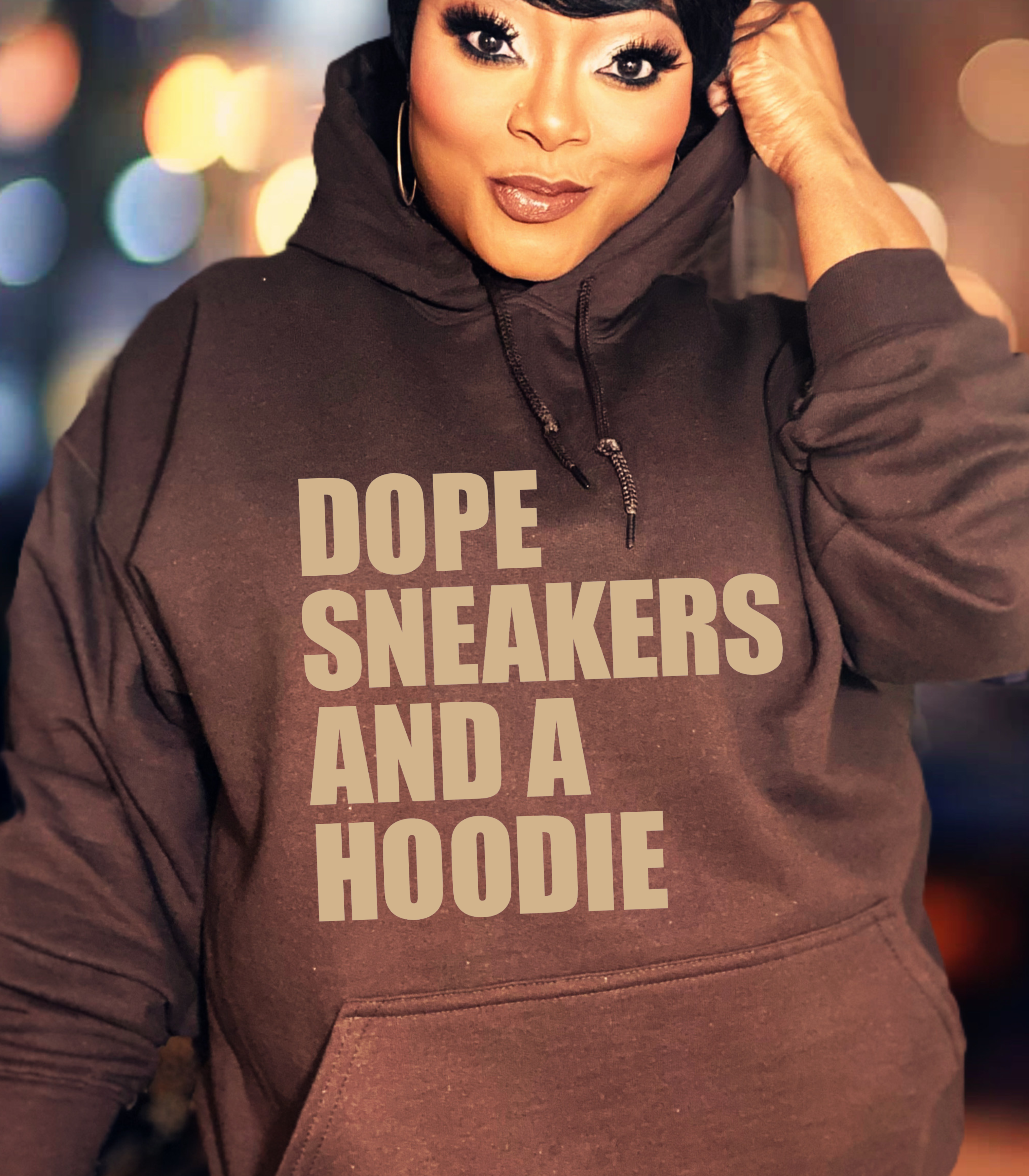 Dope Sneakers And A Hoodie DTF - nude