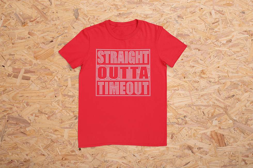 Thumbnail: Straight Outta Timeout Rhinestone Shirt