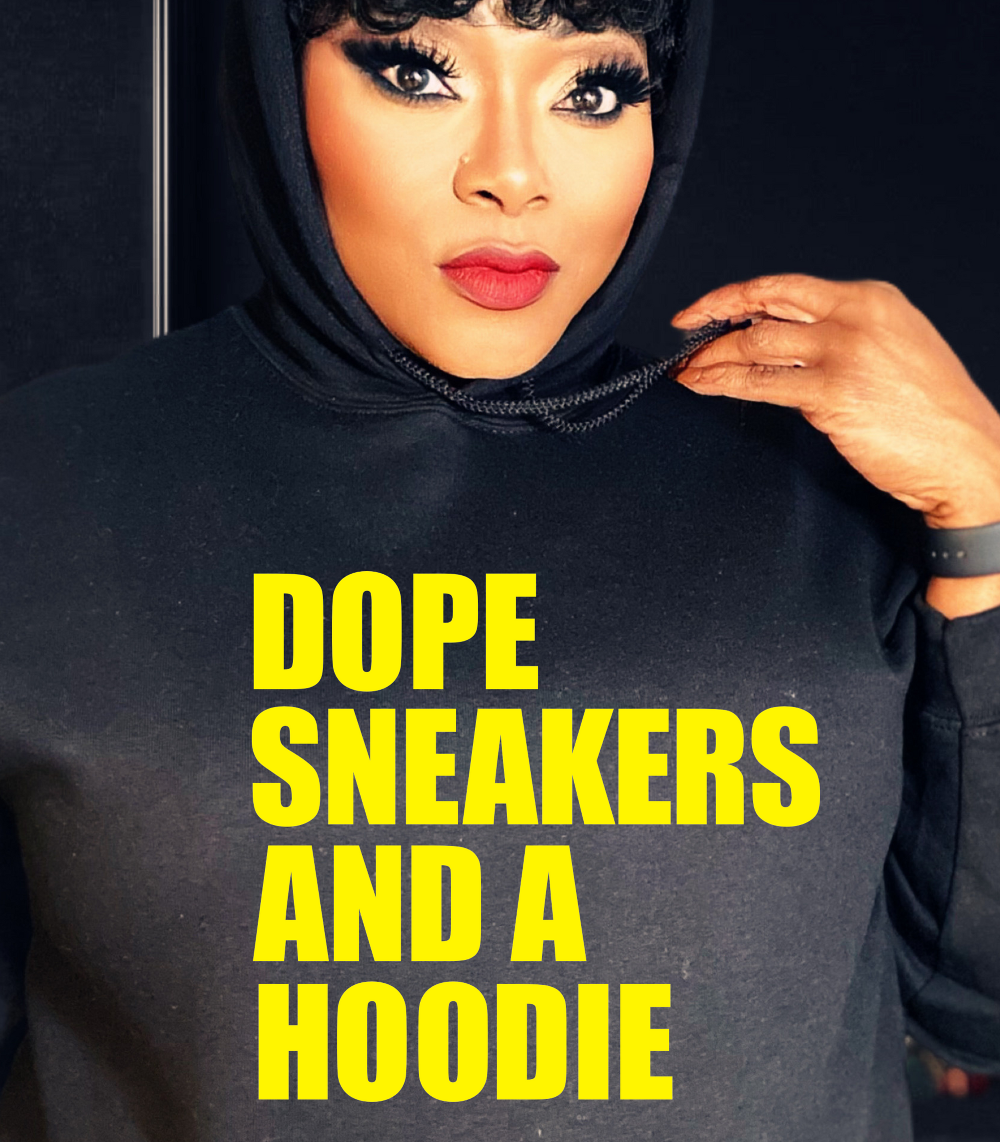 Dope Sneakers And A Hoodie DTF TransferYellow