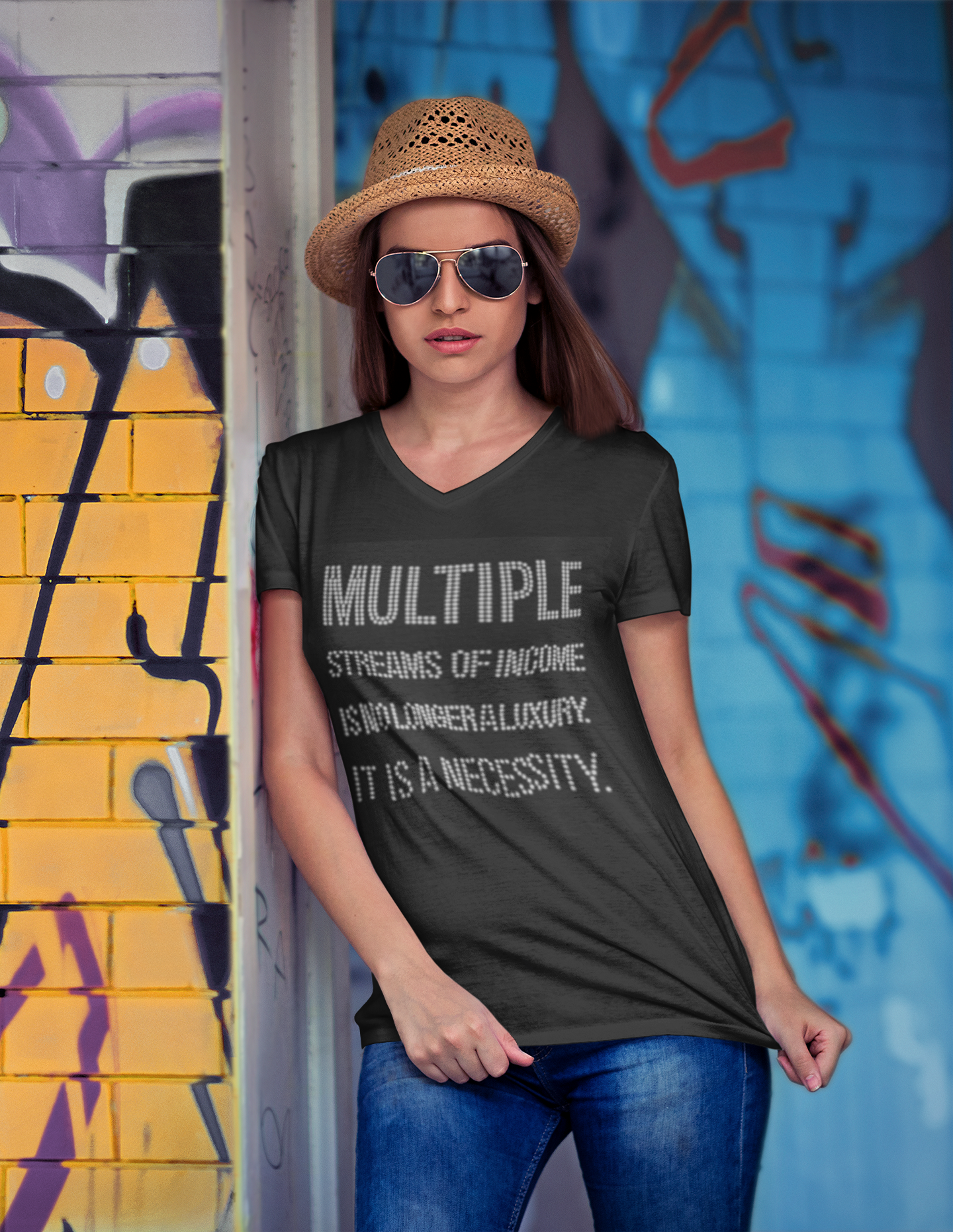 Multiple Streams Of Income Rhinestone Shirt