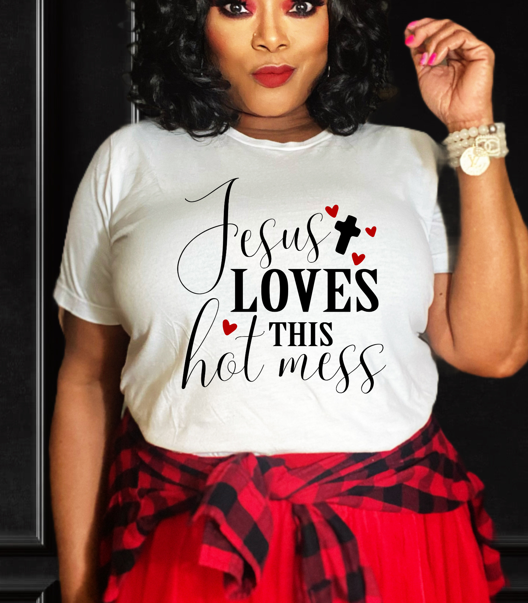 Jesus Love This Hot Mess DFT Transfer