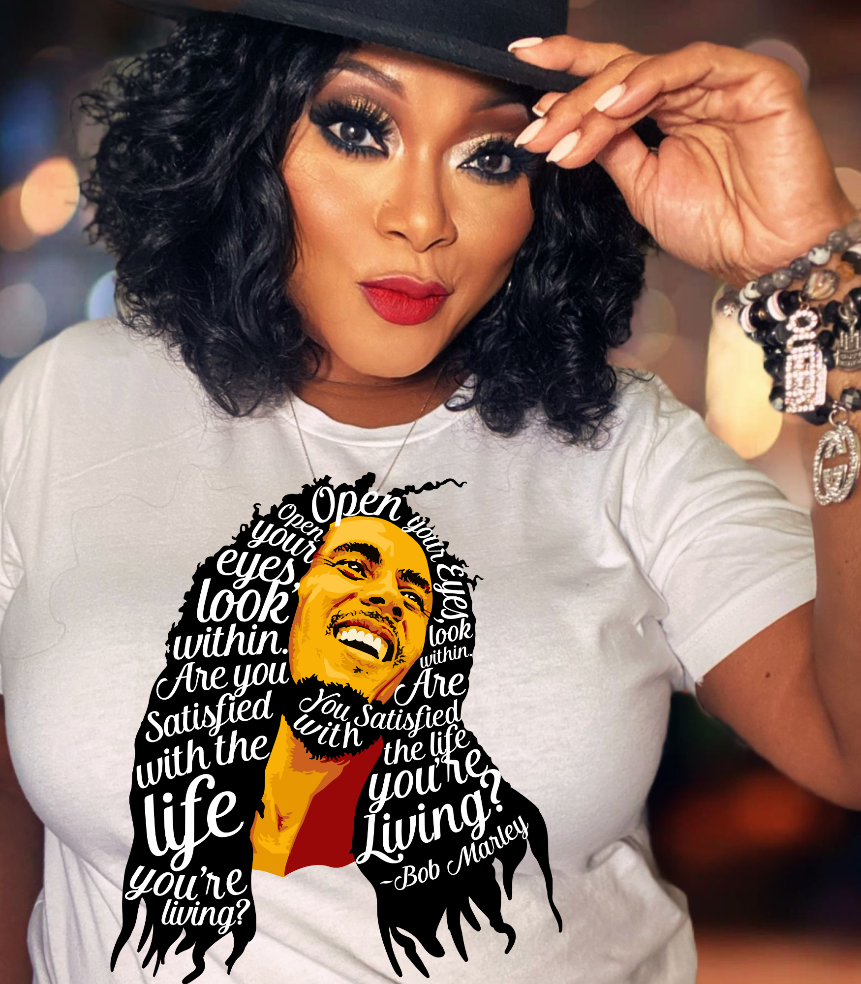 Bob Marley DTF Transfer