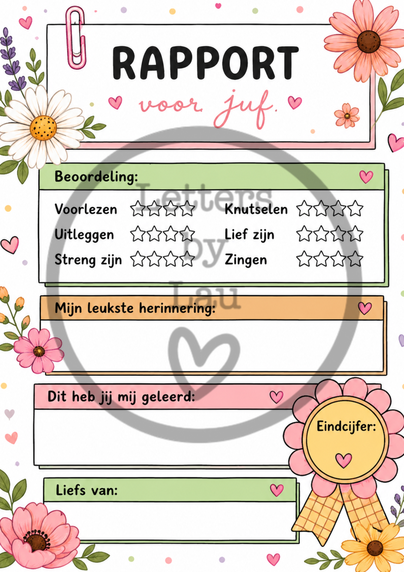 Juf rapport [digitaal]