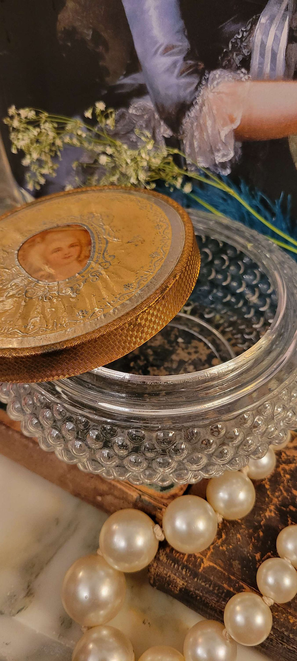Thumbnail: SOLD: Portrait Powder Jar