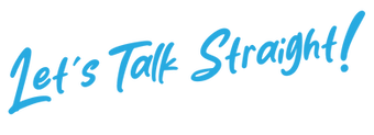 strapline Let's Talk straight