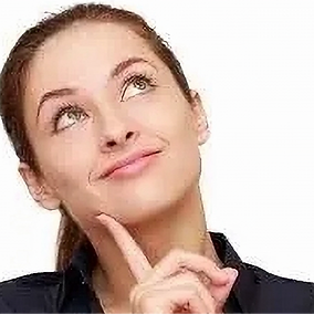 woman looking positive