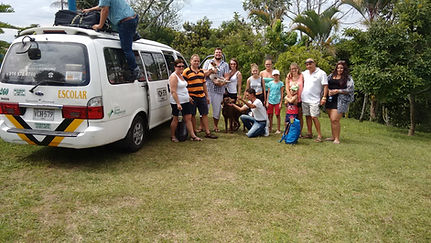 Tourist starting their journey throughout eje cafetero