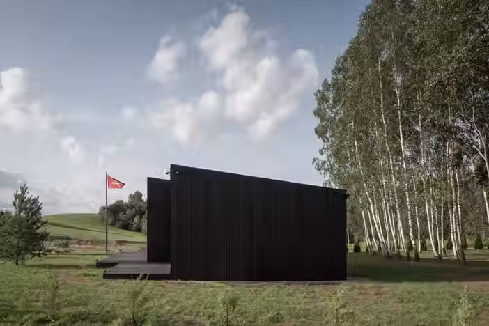 karkasinis namas Baltijos ruonis 80 m2, namiele