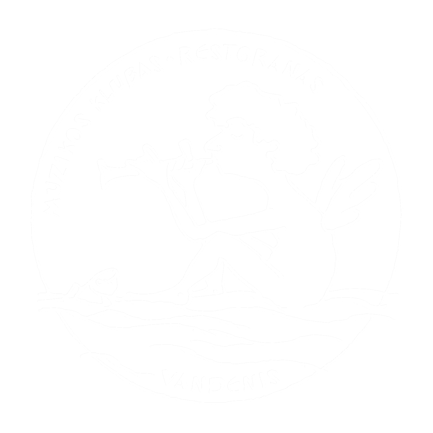 Muzikos klubas ir restoranas Vandenis logotipas