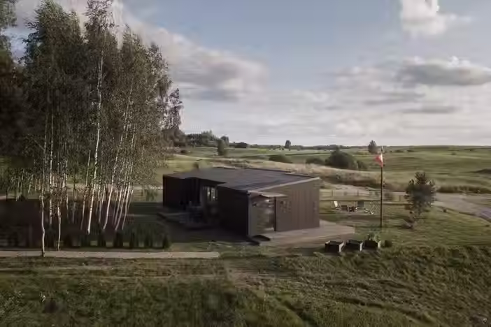 karkasinis namas Baltijos ruonis 80 m2, namiele