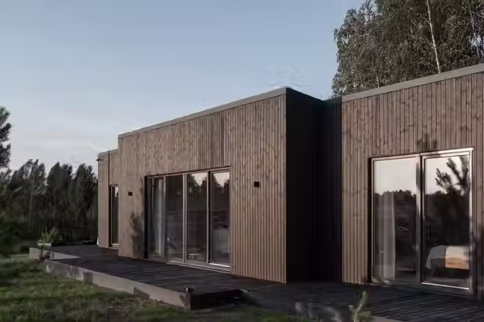 karkasinis namas Baltijos ruonis 80 m2, namiele