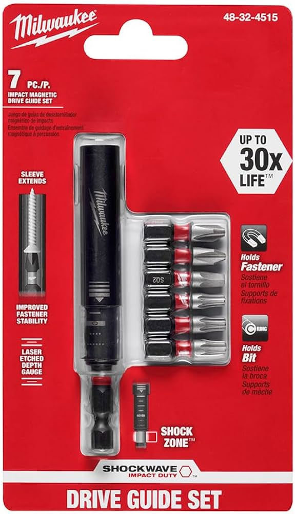 48-32-4515
JUEGO DE GUÍAS MAGNÉTICAS PARA DESTORNILLADOR DE IMPACTO SHOCKWAVE™ -