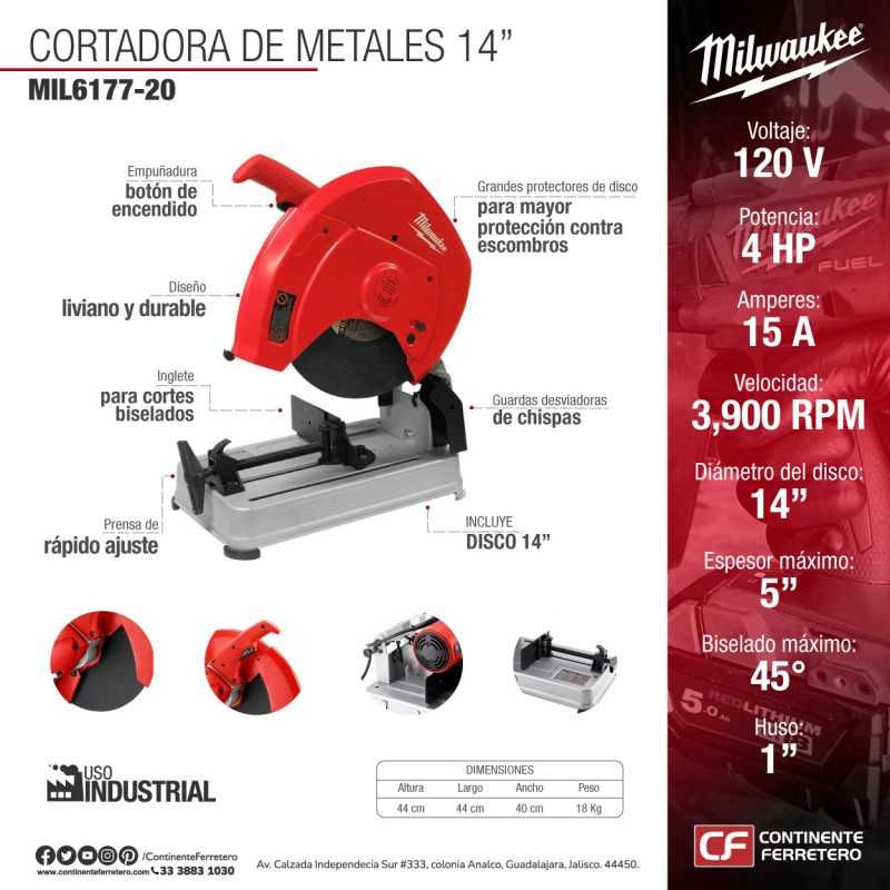 Miniatura: 6177-20 Máquina de corte abrasivo de 14"